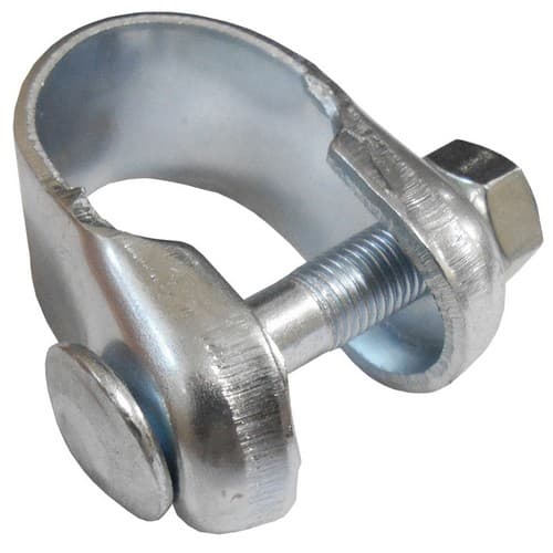 ABRAÇADEIRA SELIM DE FERRO  C/PARAFUSO ZINC.