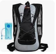 MOCHILA HIDRATAÇÃO CINZA  2LTS