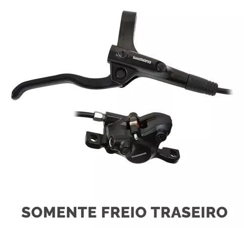 FREIO DISCO HIDR SHIMANO MT200 PTO (TRAS)