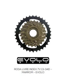 RODA LIVRE INDEX 7V 13/34 MEGA RANGER EVOLO