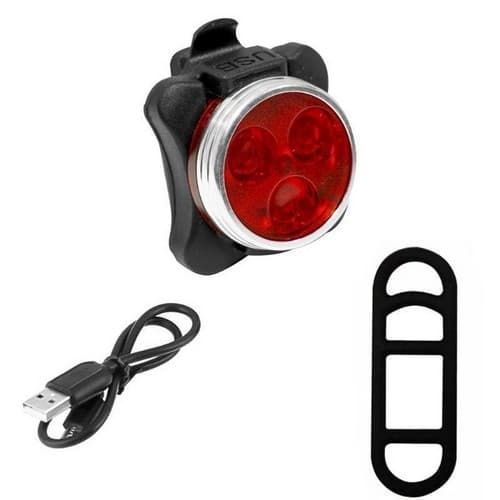 LANTERNA REDONDA - USB (030) - VERMELHO