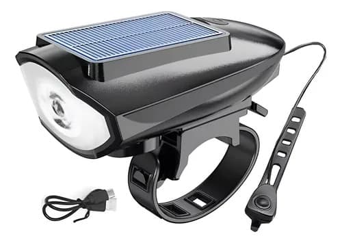 LANTERNA DIANT C/ BUZI 8132 (USB E SOLAR)