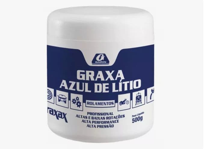 GRAXA GARIN LITIO PARA ROLAMENTO AZUL 500G