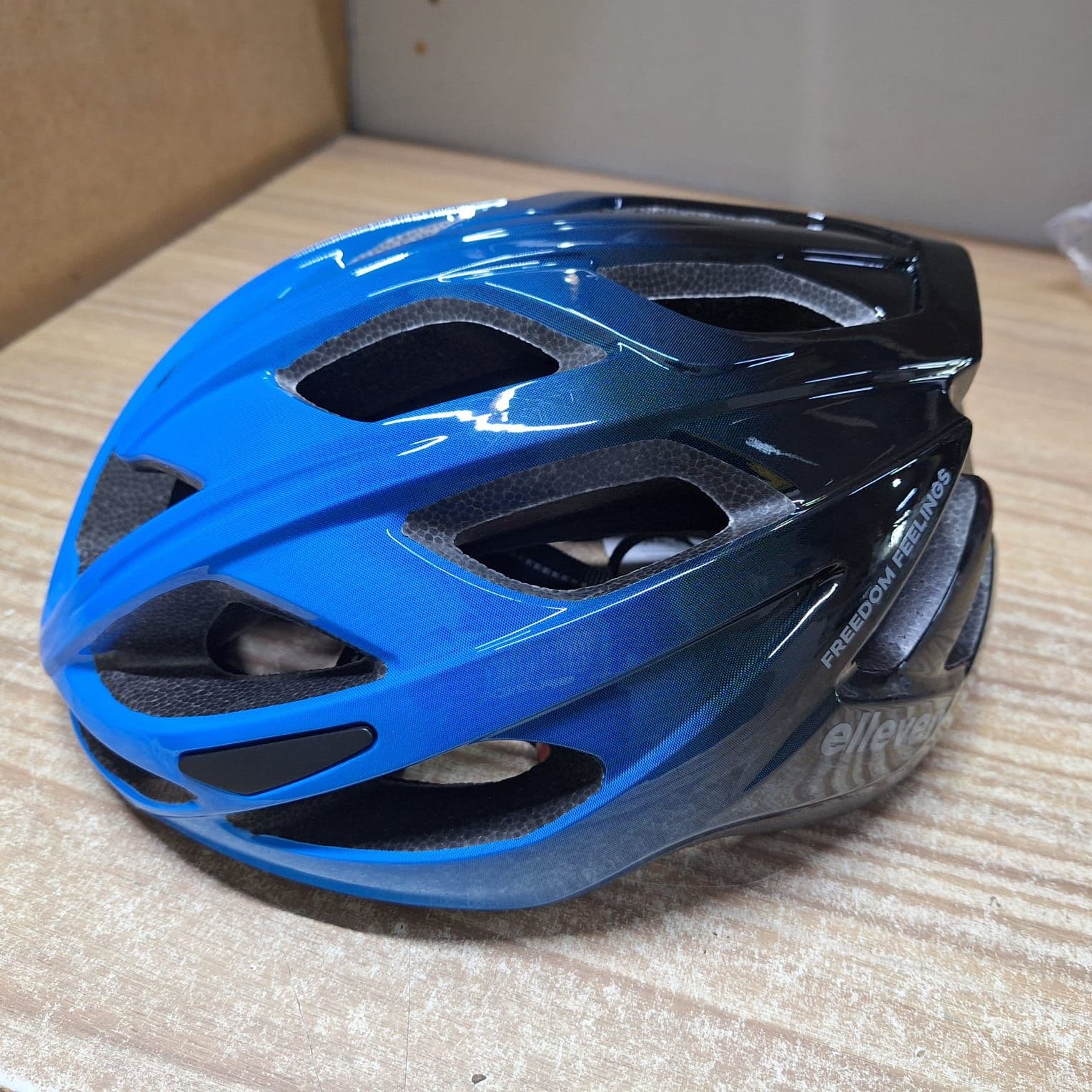 CAPACETE INMOLD RACE 57-62 AZUL/PTO ELLEVEN