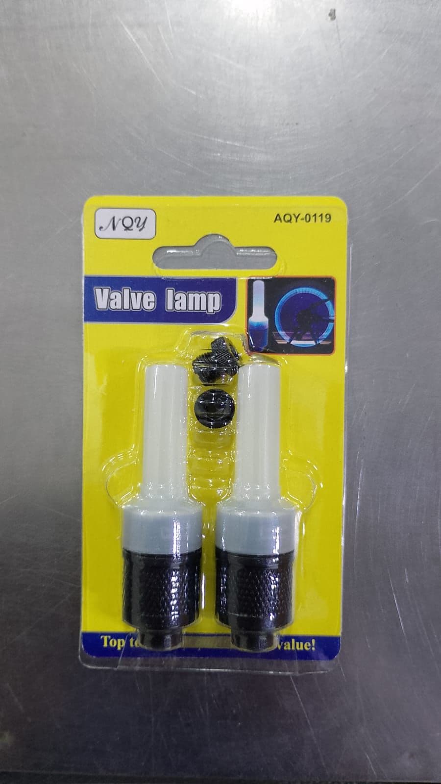 TAMPA DE VALVULA LED PRETO (0119)