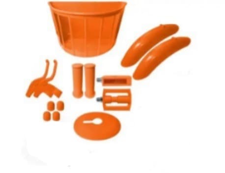 KIT ACESS 16 LARANJA C/CESTA/PEDAL AMR