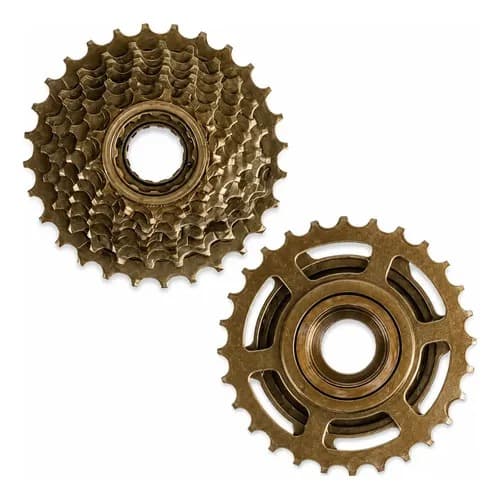 RODA LIVRE 7V INDEX 14/28 MARROM XINDU
