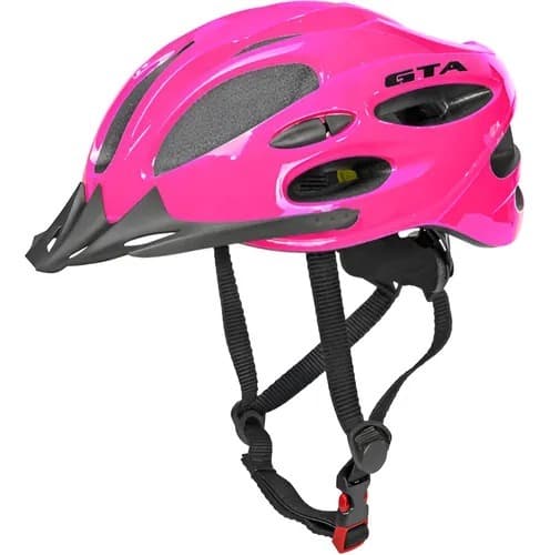 CAPACETE INMOLD GTA START 54/58 ROSA C/SINALIZADOR