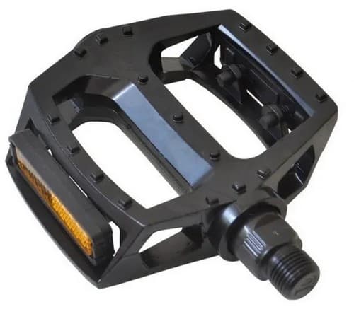 PEDAL 9/16 PLAT ALUM INGLES C/ESFERA PRETO GTA